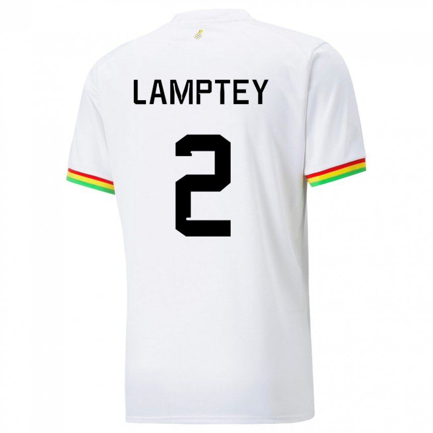 Dzieci Ghany Tariq Lamptey #2 Biały Domowa Koszulka 22-24 Koszulki Klubowe