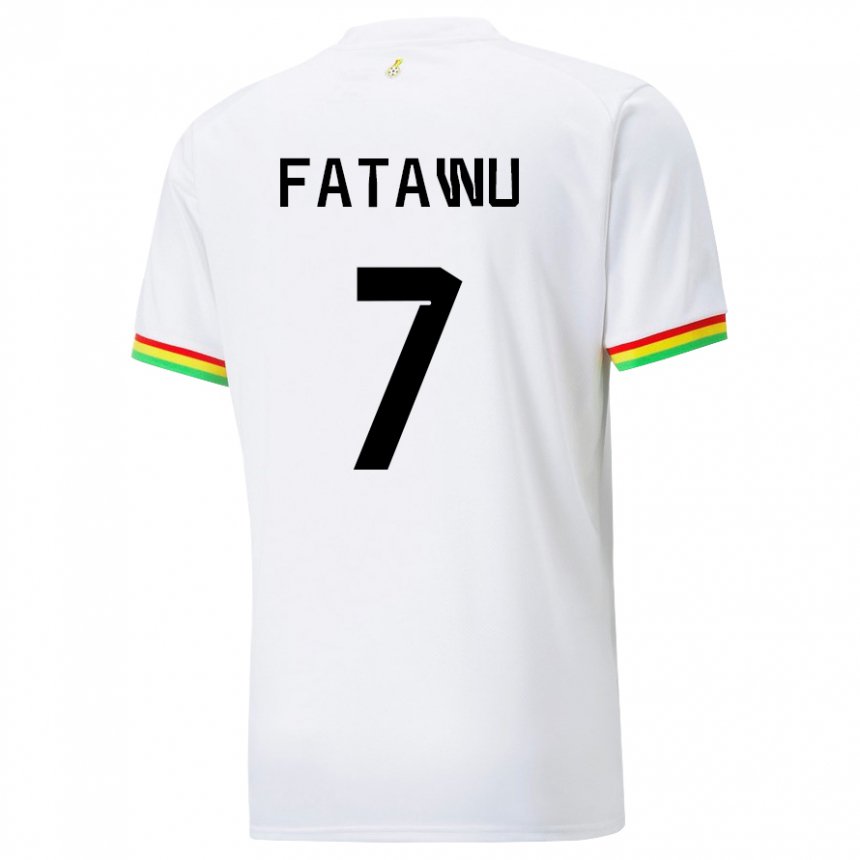 Dzieci Ghany Issahaku Fatawu #7 Biały Domowa Koszulka 22-24 Koszulki Klubowe