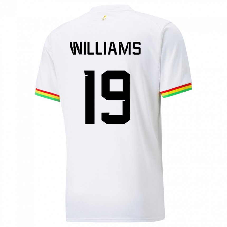 Dzieci Ghany Inaki Williams #19 Biały Domowa Koszulka 22-24 Koszulki Klubowe