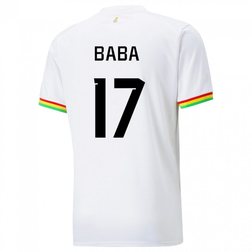 Męski Ghany Abdul-rahman Baba #17 Biały Domowa Koszulka 22-24 Koszulki Klubowe