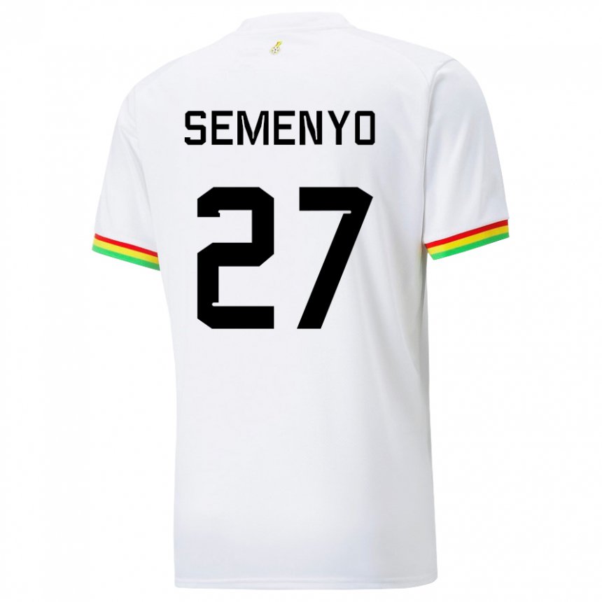 Męski Ghany Antoine Semenyo #27 Biały Domowa Koszulka 22-24 Koszulki Klubowe