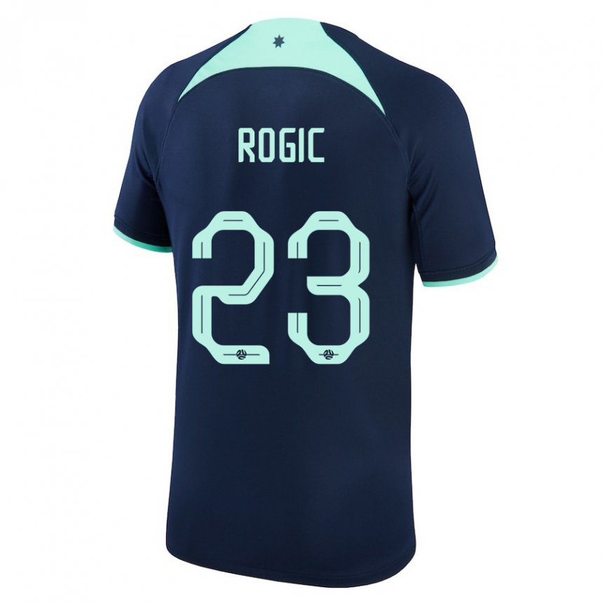 Męski Australii Tom Rogic #23 Ciemny Niebieski Wyjazdowa Koszulka 22-24 Koszulki Klubowe