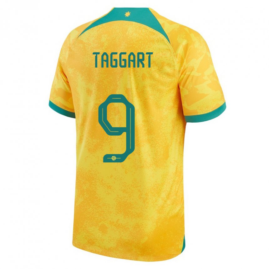 Kobiety Australii Adam Taggart #9 Złoty Domowa Koszulka 22-24 Koszulki Klubowe