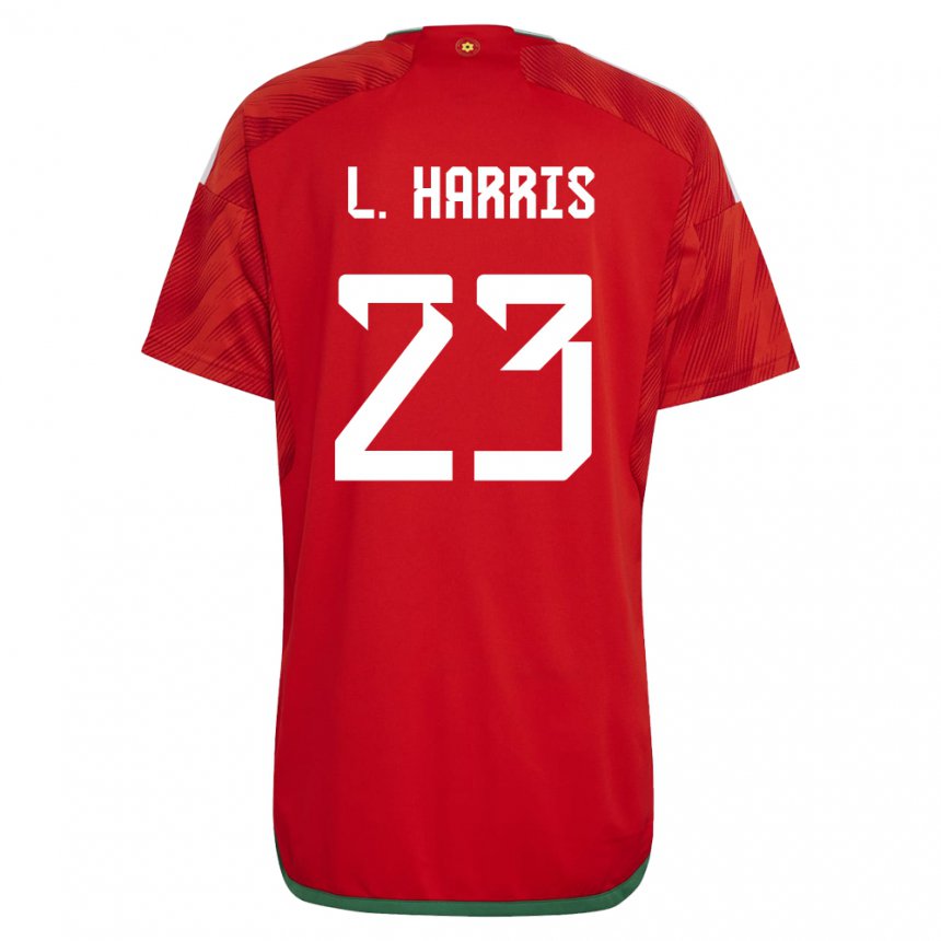 Kobiety Walii Luke Harris #23 Czerwony Domowa Koszulka 22-24 Koszulki Klubowe