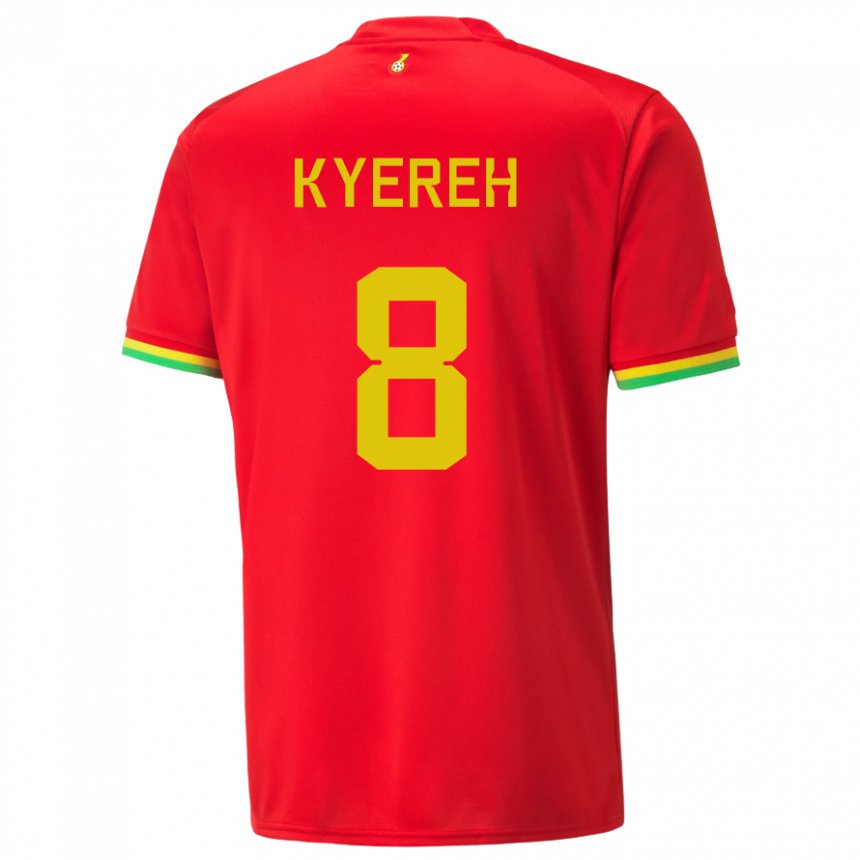 Kobiety Ghany Daniel-kofi Kyereh #8 Czerwony Wyjazdowa Koszulka 22-24 Koszulki Klubowe