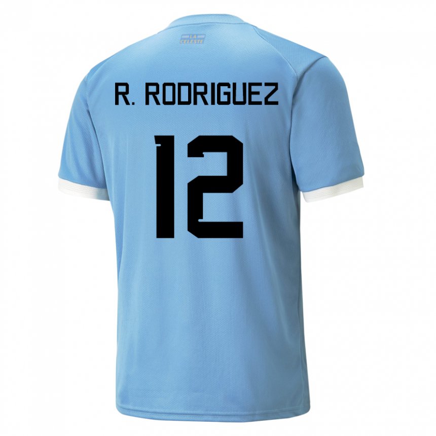 Dzieci Urugwaju Randall Rodriguez #12 Niebieski Domowa Koszulka 22-24 Koszulki Klubowe