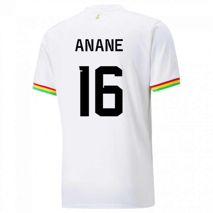 Dzieci Ghany Vincent Anane #16 Biały Domowa Koszulka 22-24 Koszulki Klubowe