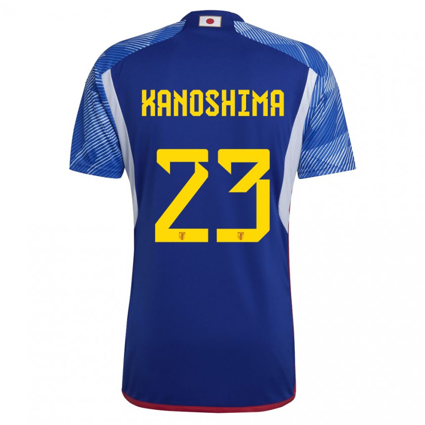 Dzieci Japonii Yu Kanoshima #23 Królewski Niebieski Domowa Koszulka 22-24 Koszulki Klubowe