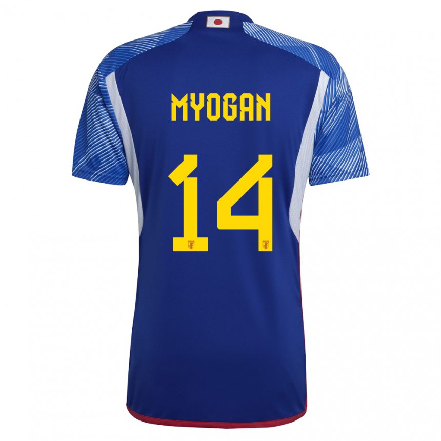 Dzieci Japonii Toya Myogan #14 Królewski Niebieski Domowa Koszulka 22-24 Koszulki Klubowe