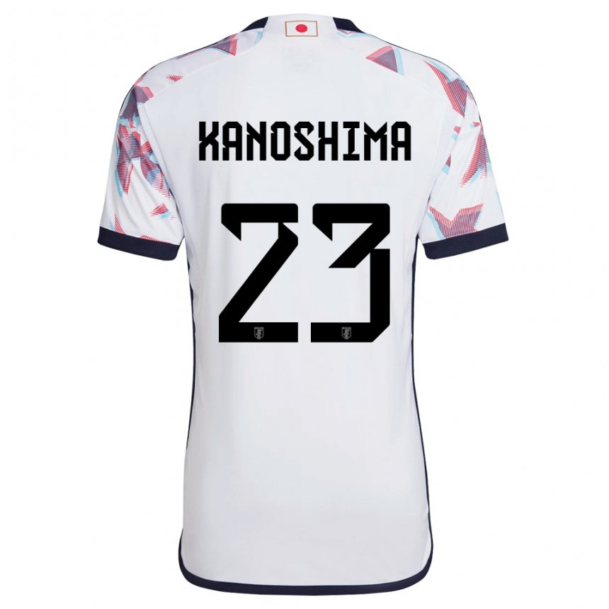 Dzieci Japonii Yu Kanoshima #23 Biały Wyjazdowa Koszulka 22-24 Koszulki Klubowe