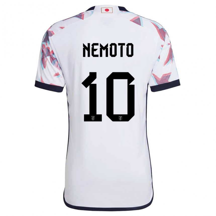 Dzieci Japonii Kotaro Nemoto #10 Biały Wyjazdowa Koszulka 22-24 Koszulki Klubowe
