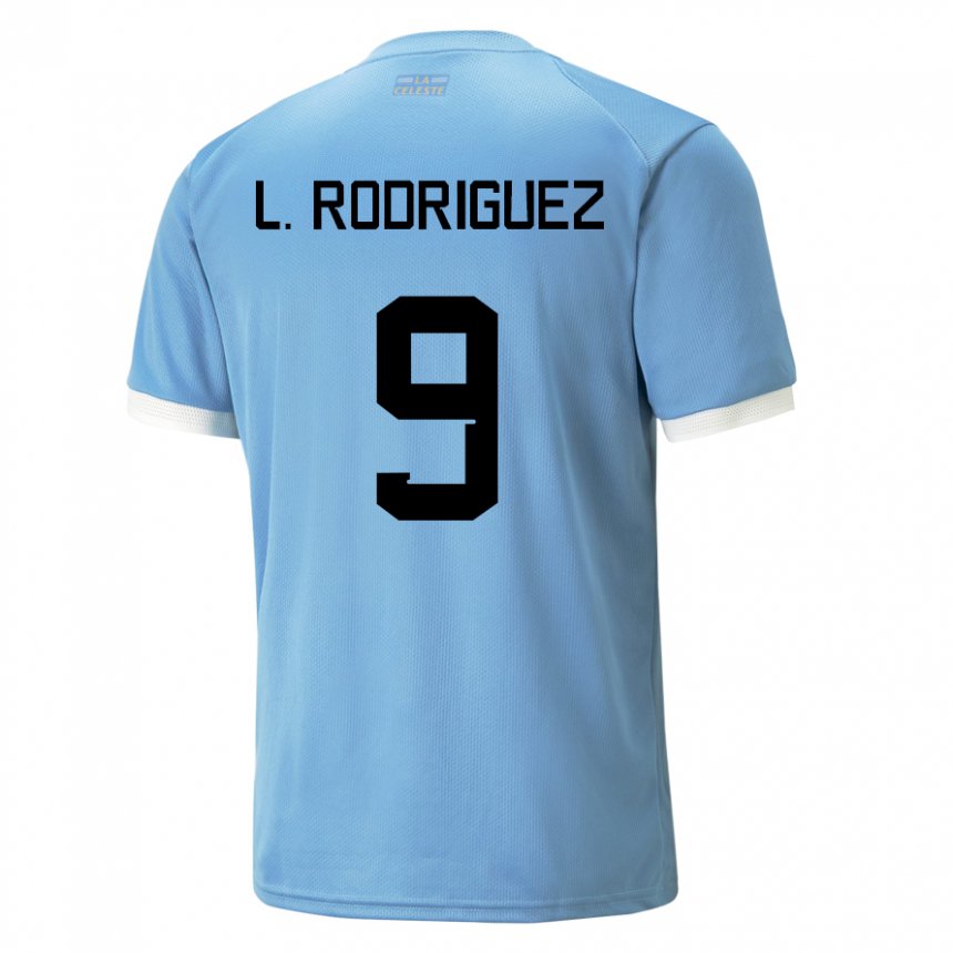 Męski Urugwaju Luciano Rodriguez #9 Niebieski Domowa Koszulka 22-24 Koszulki Klubowe