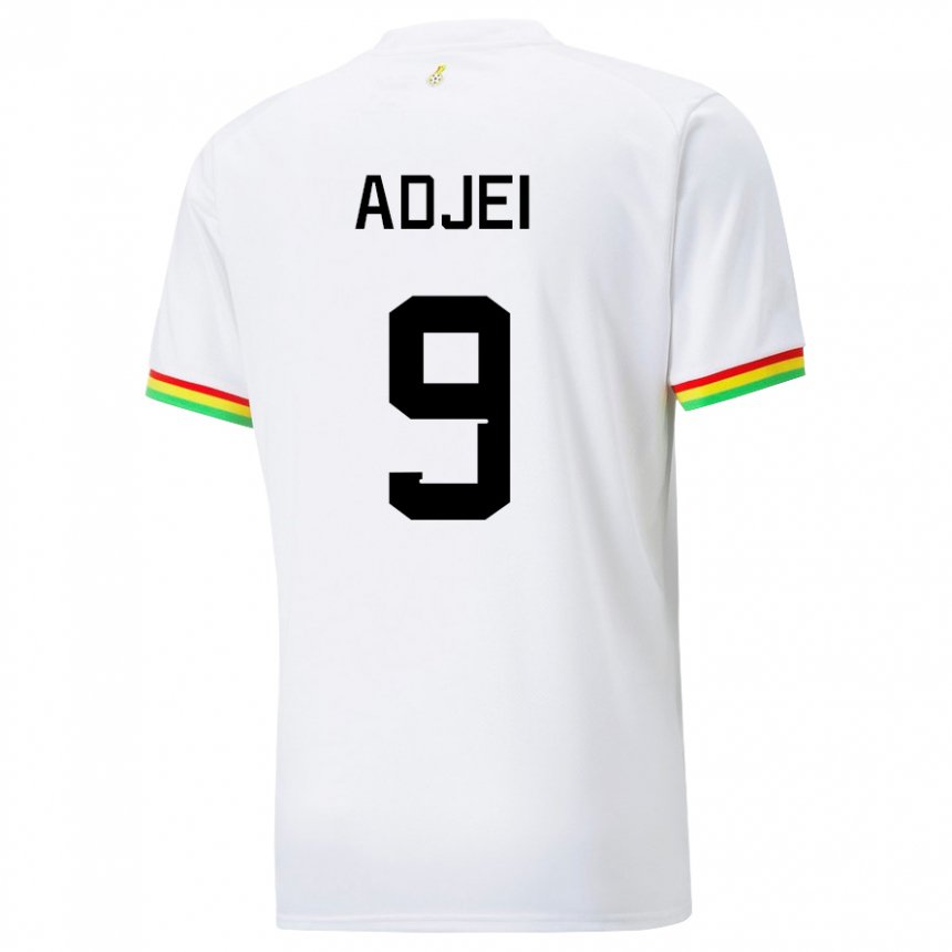 Męski Ghany Vivian Adjei #9 Biały Domowa Koszulka 22-24 Koszulki Klubowe