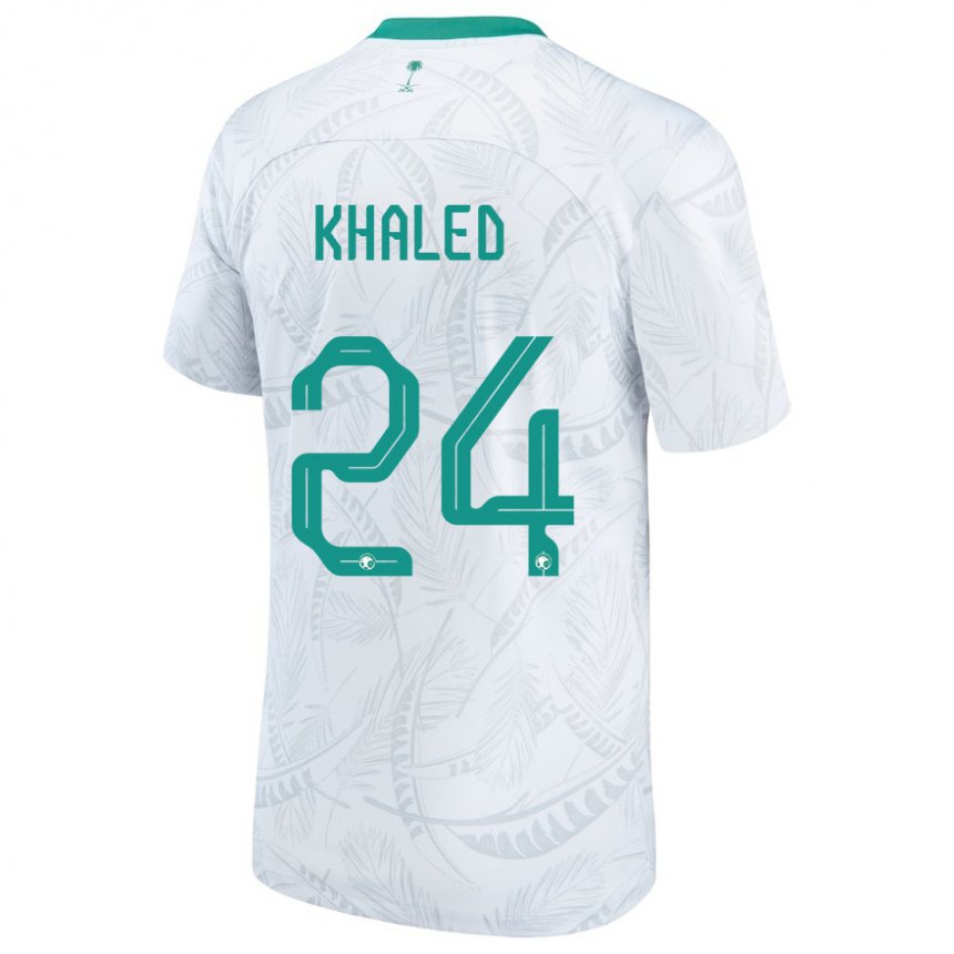 Kobiety Arabii Saudyjskiej Atheer Khaled #24 Biały Domowa Koszulka 22-24 Koszulki Klubowe