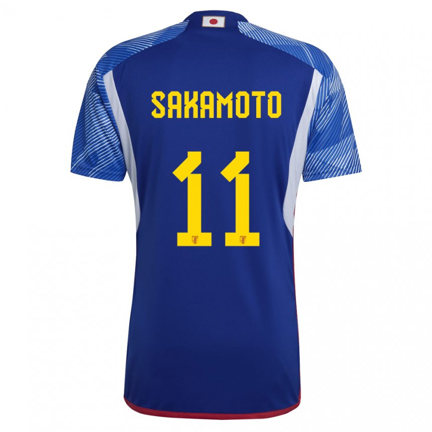 Kobiety Japonii Isa Sakamoto #11 Królewski Niebieski Domowa Koszulka 22-24 Koszulki Klubowe