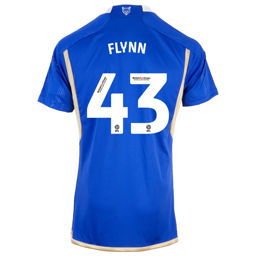Dzieci Shane Flynn #43 Niebieski Domowa Koszulka 2023/24 Koszulki Klubowe