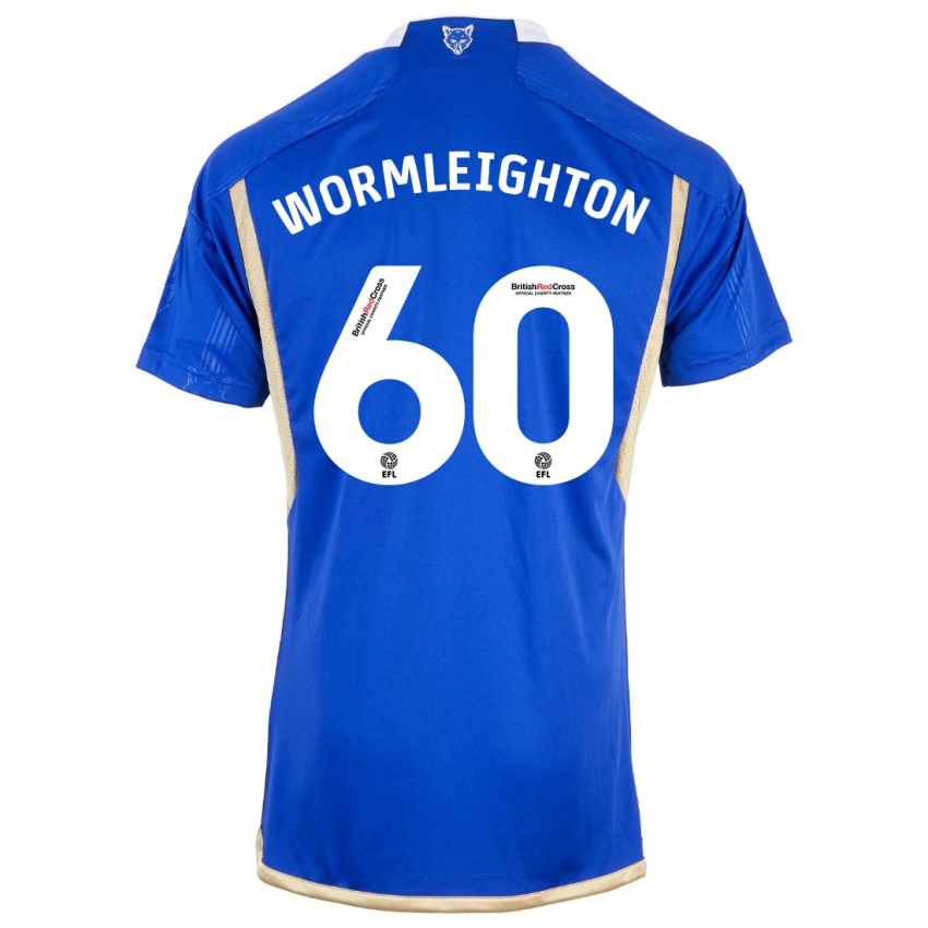 Dzieci Joe Wormleighton #60 Niebieski Domowa Koszulka 2023/24 Koszulki Klubowe
