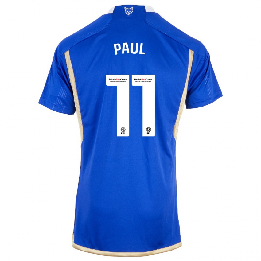 Dzieci Lachante Paul #11 Niebieski Domowa Koszulka 2023/24 Koszulki Klubowe