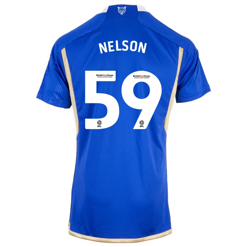 Dzieci Ronny Nelson #59 Niebieski Domowa Koszulka 2023/24 Koszulki Klubowe