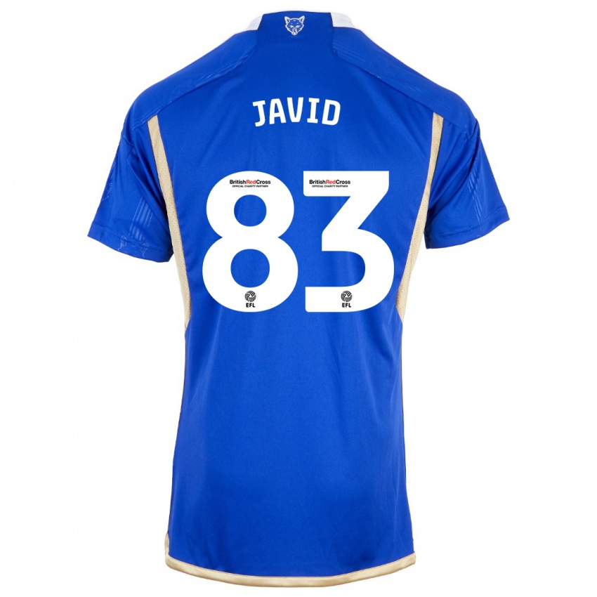Dzieci Abdullah Javid #83 Niebieski Domowa Koszulka 2023/24 Koszulki Klubowe
