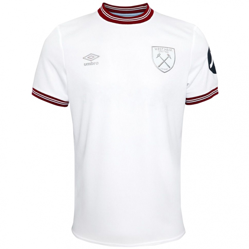 Dzieci Lennon Peake #52 Biały Wyjazdowa Koszulka 2023/24 Koszulki Klubowe