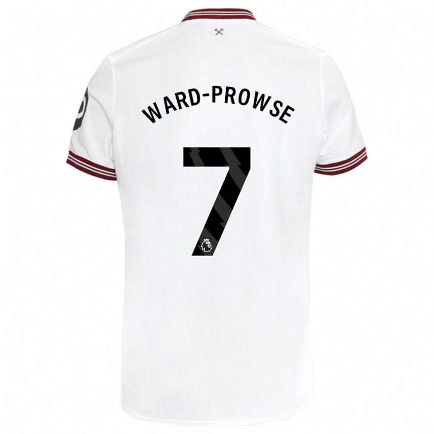 Dzieci James Ward-Prowse #7 Biały Wyjazdowa Koszulka 2023/24 Koszulki Klubowe