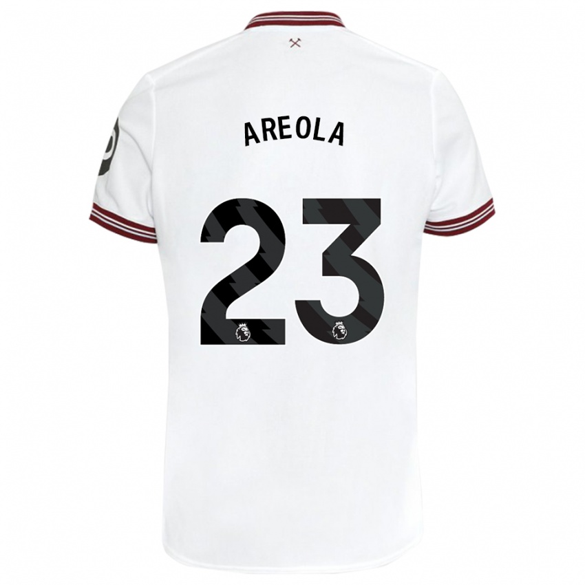Dzieci Alphonse Areola #23 Biały Wyjazdowa Koszulka 2023/24 Koszulki Klubowe