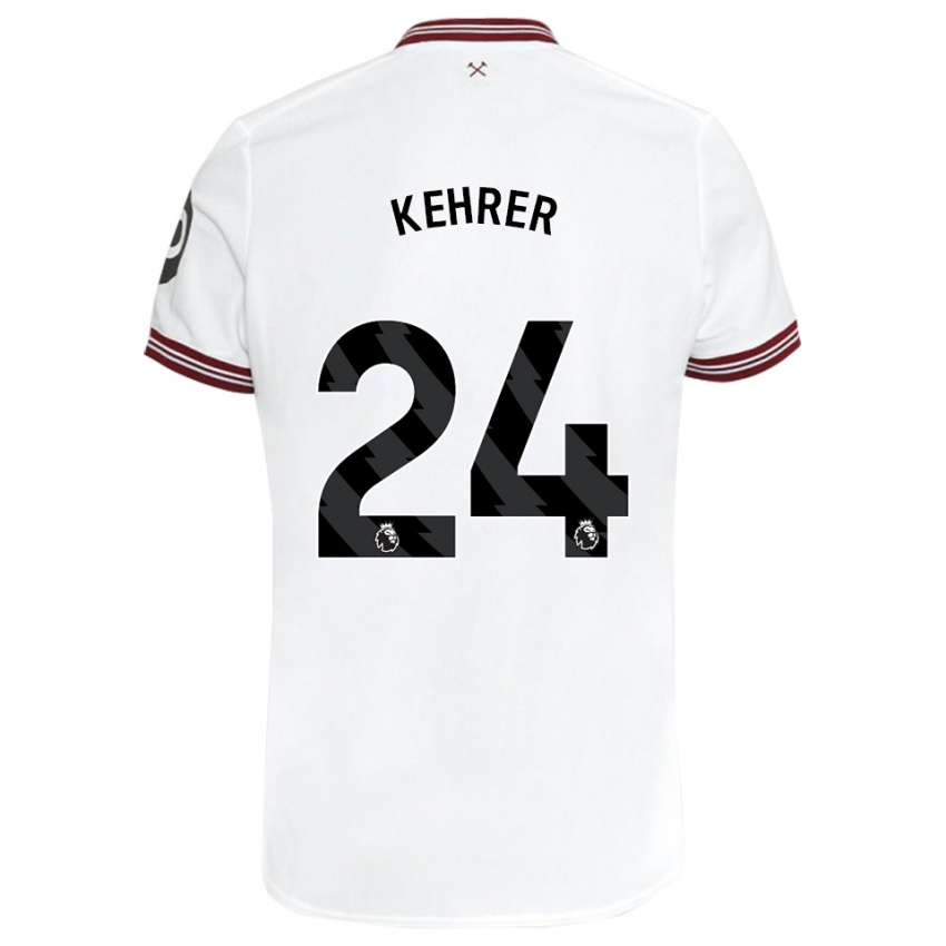 Dzieci Thilo Kehrer #24 Biały Wyjazdowa Koszulka 2023/24 Koszulki Klubowe