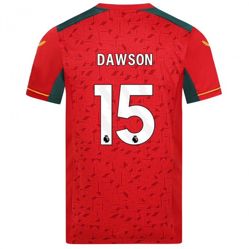 Dzieci Craig Dawson #15 Czerwony Wyjazdowa Koszulka 2023/24 Koszulki Klubowe