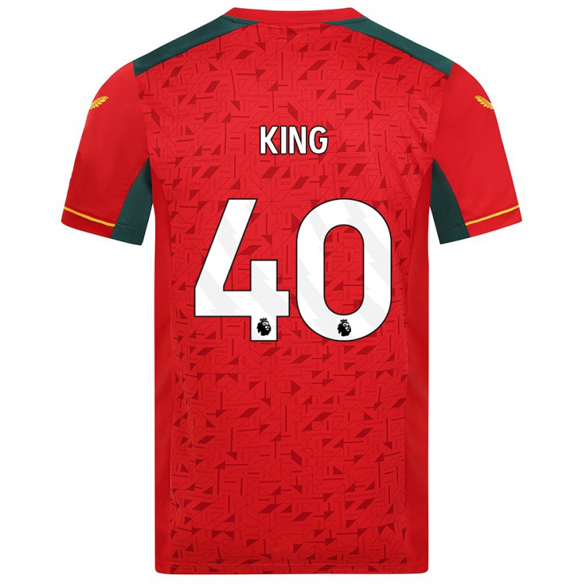 Dzieci Tom King #40 Czerwony Wyjazdowa Koszulka 2023/24 Koszulki Klubowe