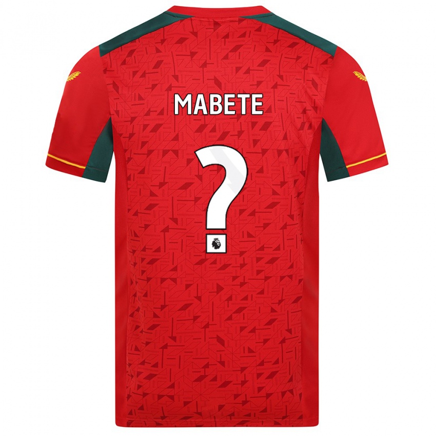 Dzieci Filozofe Mabete #0 Czerwony Wyjazdowa Koszulka 2023/24 Koszulki Klubowe