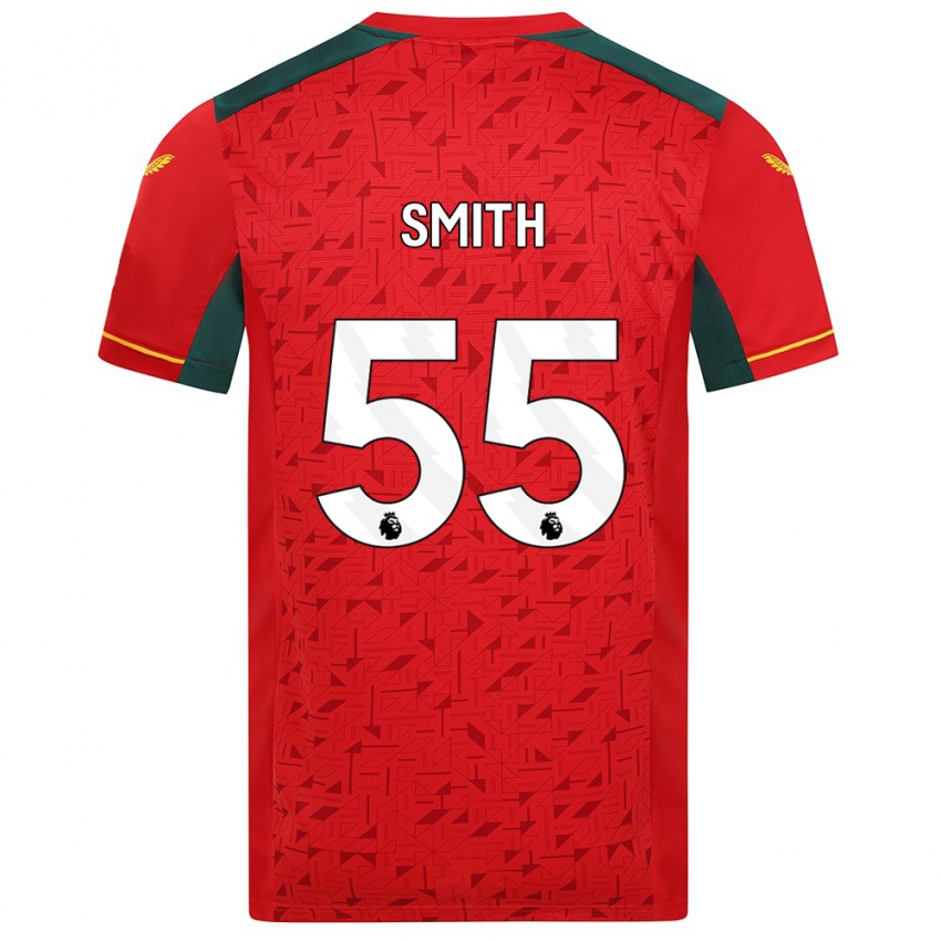 Dzieci Jackson Smith #55 Czerwony Wyjazdowa Koszulka 2023/24 Koszulki Klubowe