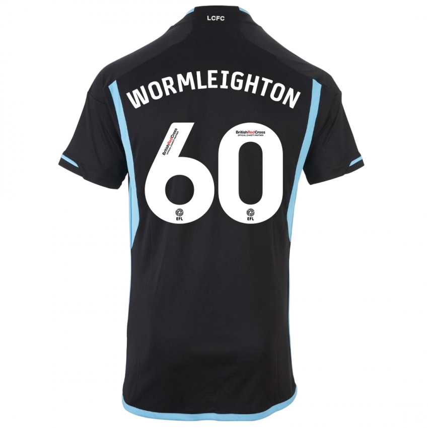 Dzieci Joe Wormleighton #60 Czarny Wyjazdowa Koszulka 2023/24 Koszulki Klubowe