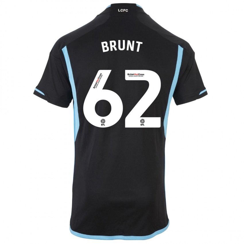 Dzieci Lewis Brunt #62 Czarny Wyjazdowa Koszulka 2023/24 Koszulki Klubowe