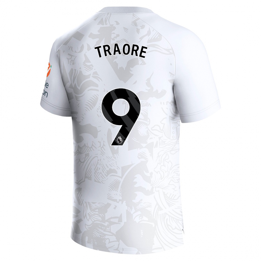 Dzieci Bertrand Traoré #9 Biały Wyjazdowa Koszulka 2023/24 Koszulki Klubowe