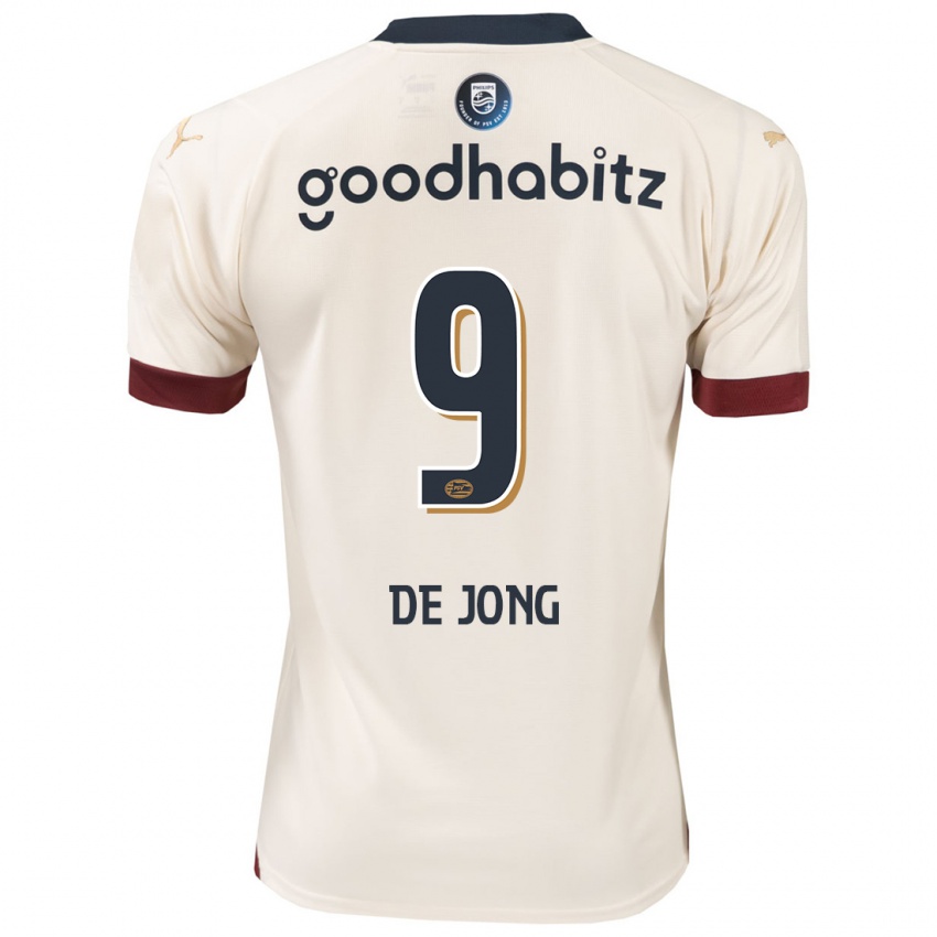 Dzieci Luuk De Jong #9 Białawy Wyjazdowa Koszulka 2023/24 Koszulki Klubowe