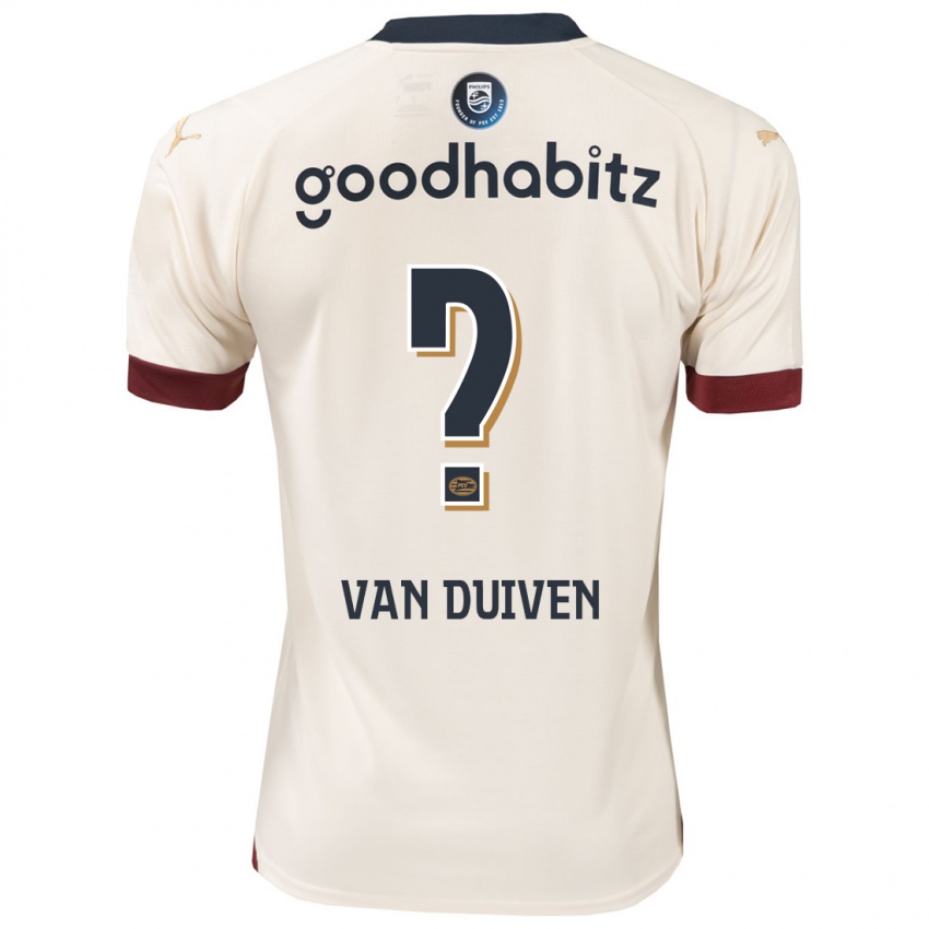 Dzieci Jason Van Duiven #0 Białawy Wyjazdowa Koszulka 2023/24 Koszulki Klubowe