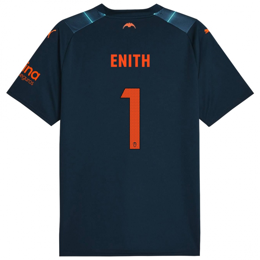 Dzieci Enith #1 Niebieski Morski Wyjazdowa Koszulka 2023/24 Koszulki Klubowe