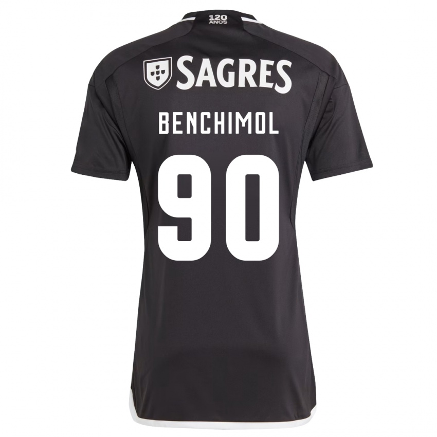 Dzieci Benchimol #90 Czarny Wyjazdowa Koszulka 2023/24 Koszulki Klubowe