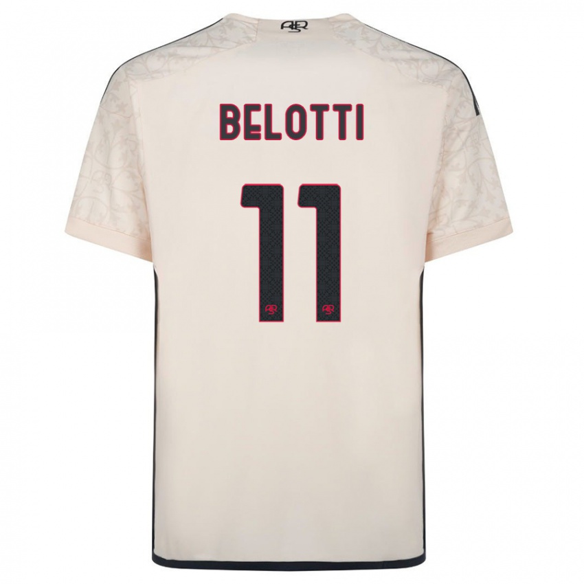 Dzieci Andrea Belotti #11 Białawy Wyjazdowa Koszulka 2023/24 Koszulki Klubowe