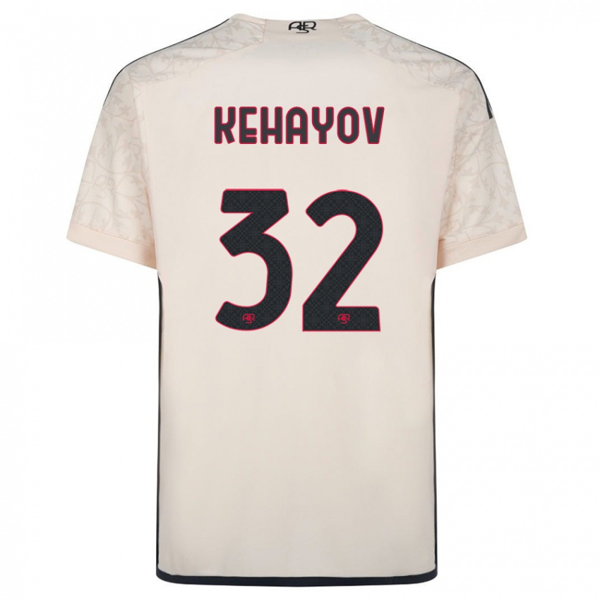 Dzieci Atanas Kehayov #32 Białawy Wyjazdowa Koszulka 2023/24 Koszulki Klubowe