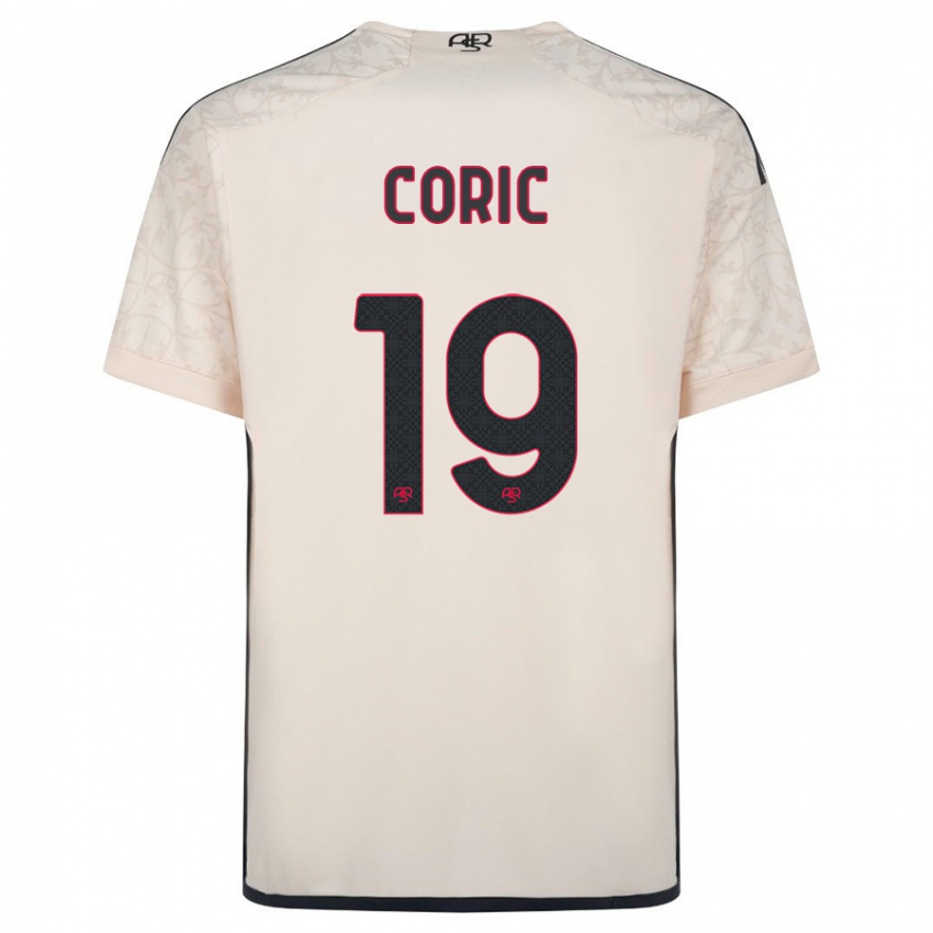 Dzieci Ante Coric #19 Białawy Wyjazdowa Koszulka 2023/24 Koszulki Klubowe