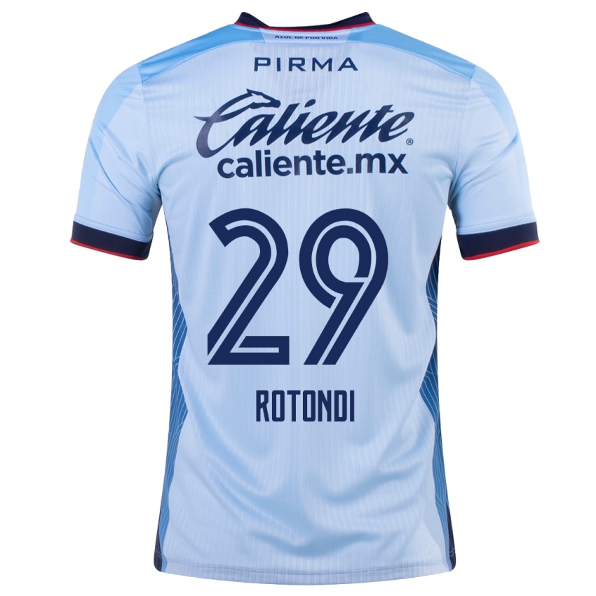 Dzieci Carlos Rotondi #29 Niebieskie Niebo Wyjazdowa Koszulka 2023/24 Koszulki Klubowe