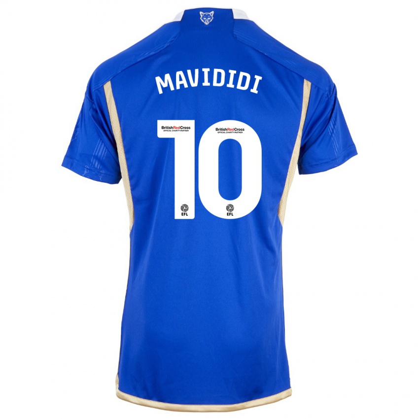 Męski Stephy Mavididi #10 Królewski Niebieski Domowa Koszulka 2023/24 Koszulki Klubowe