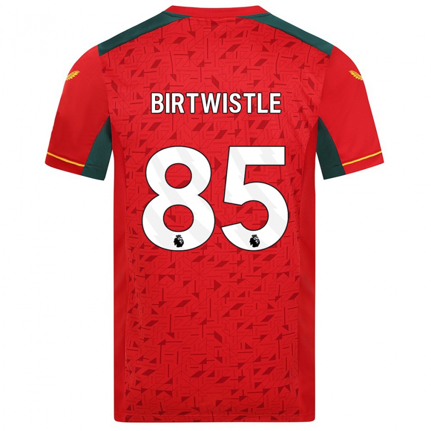 Męski Harry Birtwistle #85 Czerwony Wyjazdowa Koszulka 2023/24 Koszulki Klubowe