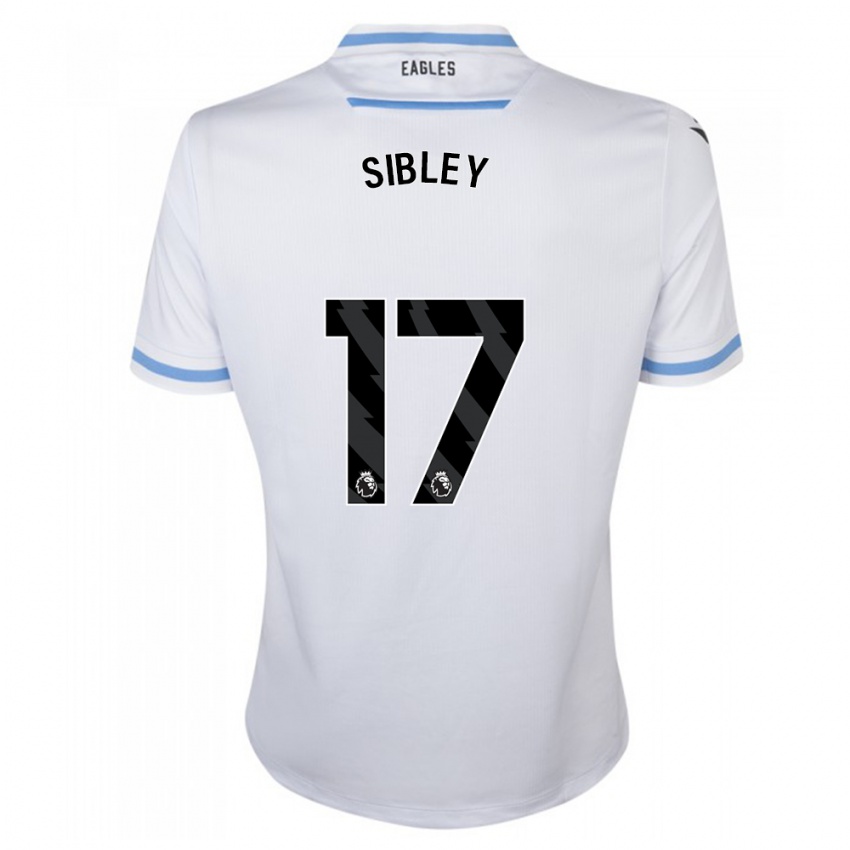 Męski Isabella Sibley #17 Biały Wyjazdowa Koszulka 2023/24 Koszulki Klubowe