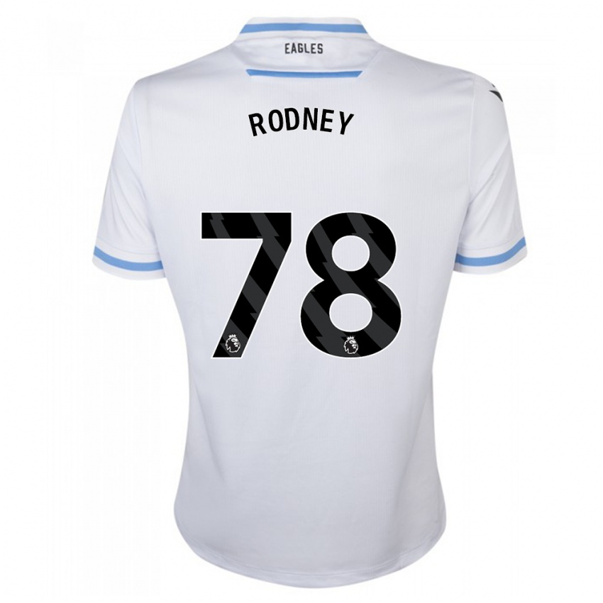 Męski Kaden Rodney #78 Biały Wyjazdowa Koszulka 2023/24 Koszulki Klubowe