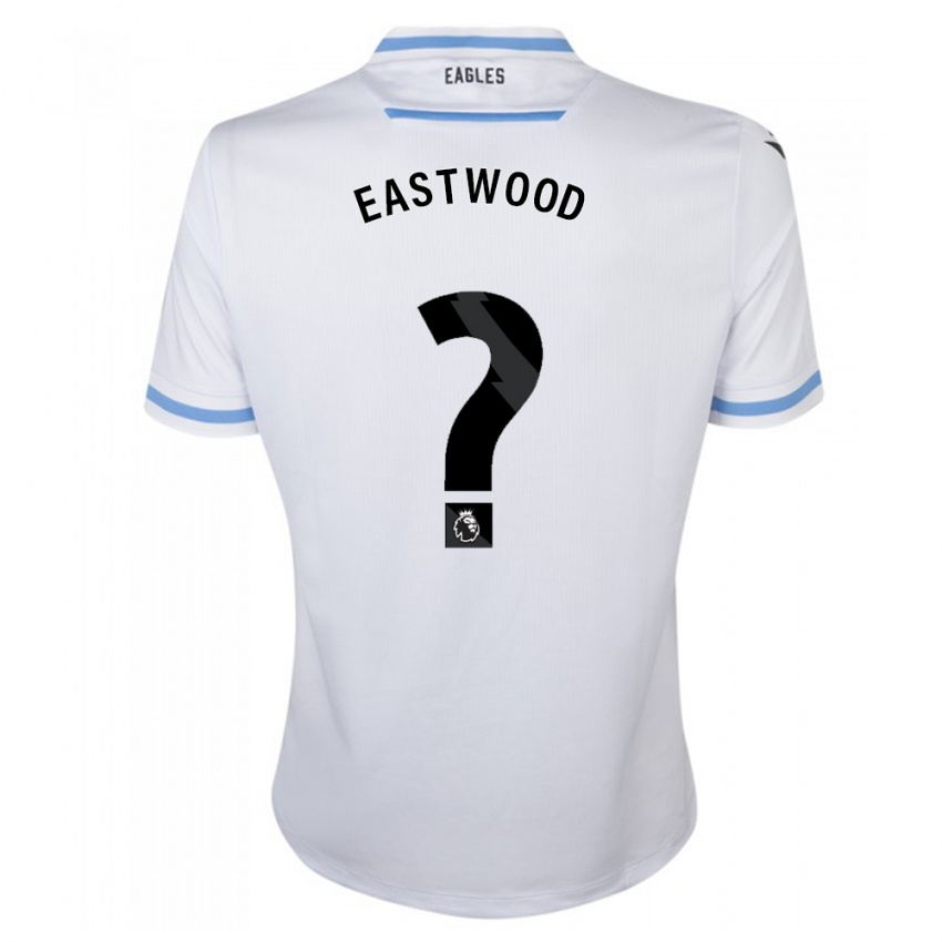 Męski William Eastwood #0 Biały Wyjazdowa Koszulka 2023/24 Koszulki Klubowe