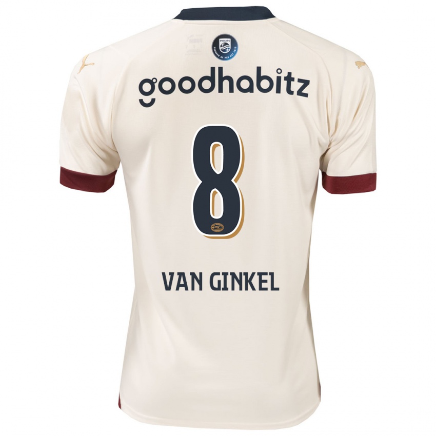 Męski Marco Van Ginkel #8 Białawy Wyjazdowa Koszulka 2023/24 Koszulki Klubowe