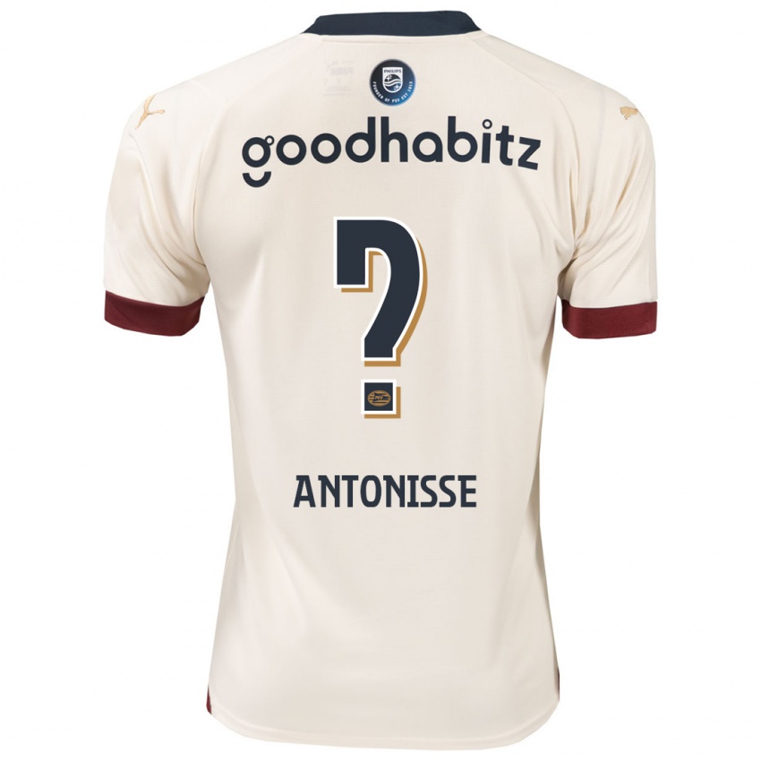 Męski Jeremy Antonisse #0 Białawy Wyjazdowa Koszulka 2023/24 Koszulki Klubowe
